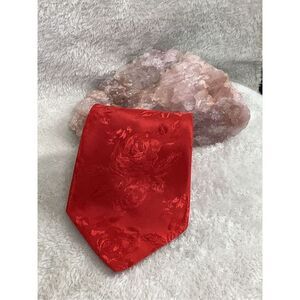 Vintage Progule Red with Roses made from Red Stitching